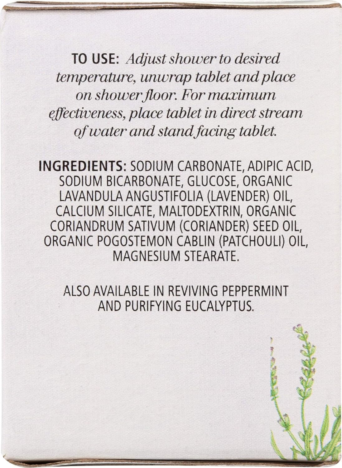 Aura Cacia Aromatherapy Shower Tablets, Relaxing Lavender 3 ea (Pack of 2) Beauty and Personal Care Aura Cacia