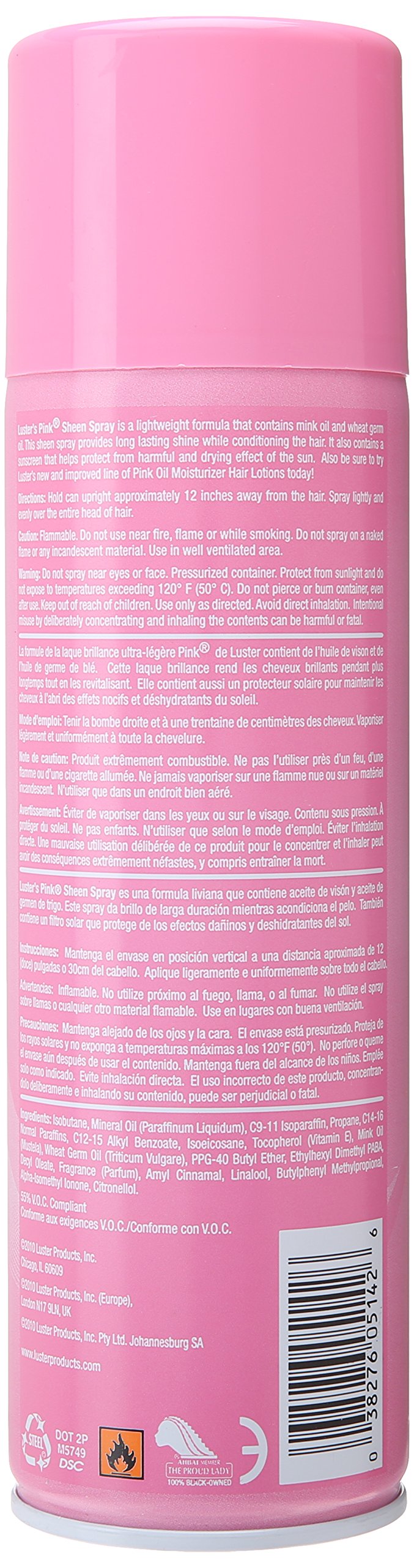 Luster's Pink Sheen Spray, 11.5 Ounce Beauty & Personal Care Luster's