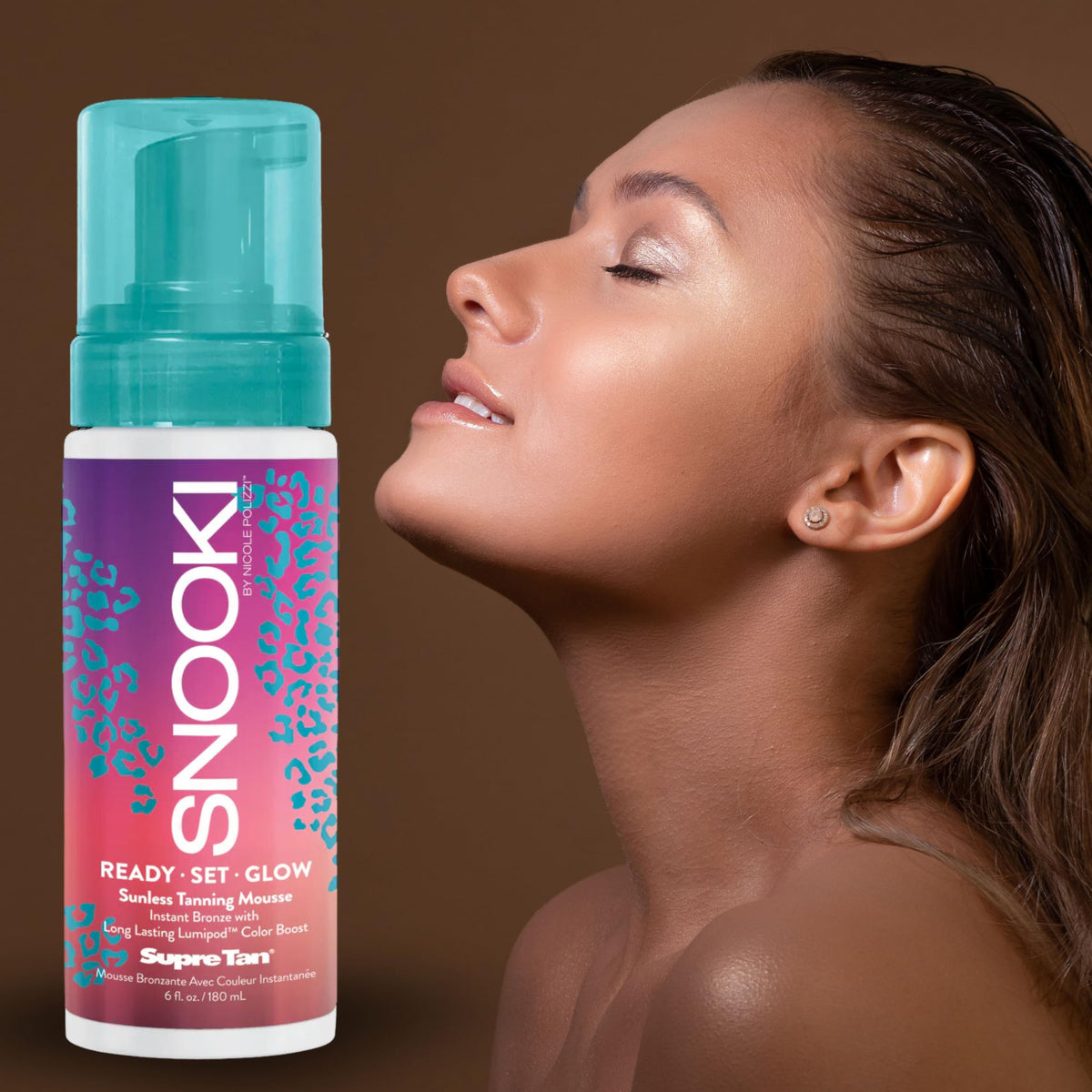 Supre Snooki Ready • Set • Glow Sunless Mousse 6oz, Bronze Beauty & Personal Care Supre