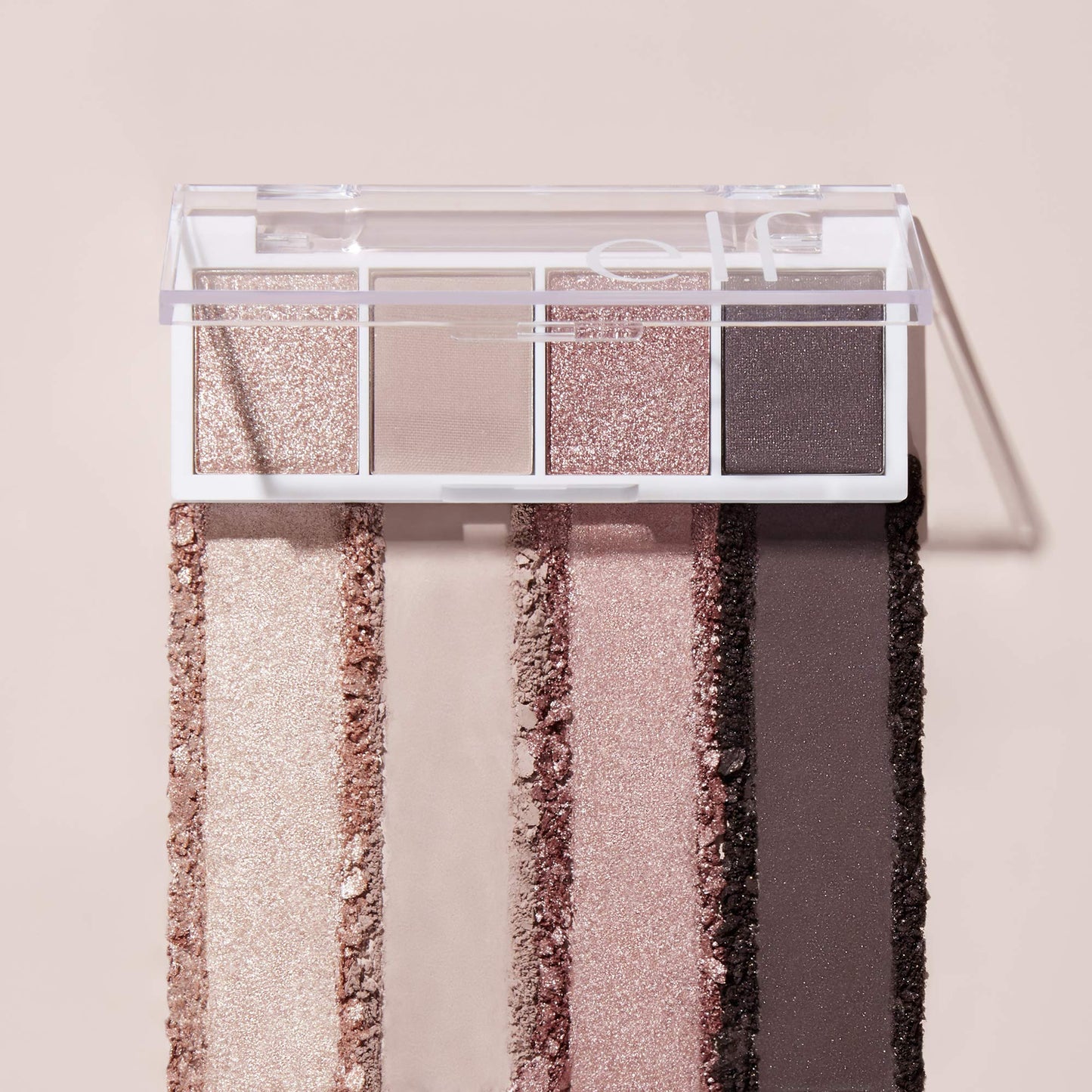 e.l.f. Bite-Size Eyeshadow, 4 Ultra-Pigmented Matte & Shimmer Shades, Rose Water, 0.12 Oz (3.5g) Beauty & Personal Care e.l.f.