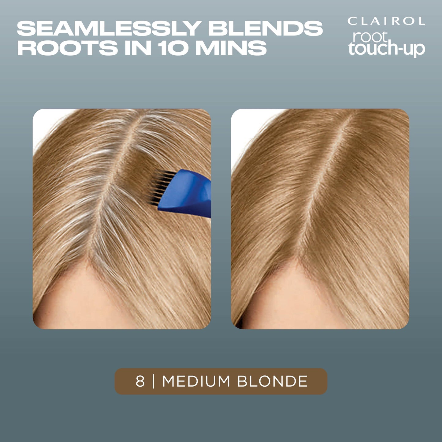 Clairol Root Touch-Up by Nice'n Easy Permanent Hair Dye, 8 Medium Blonde Hair Color | 100% Gray Coverage | Easy Brush Application | Matches Beauty & Personal Care Clairol