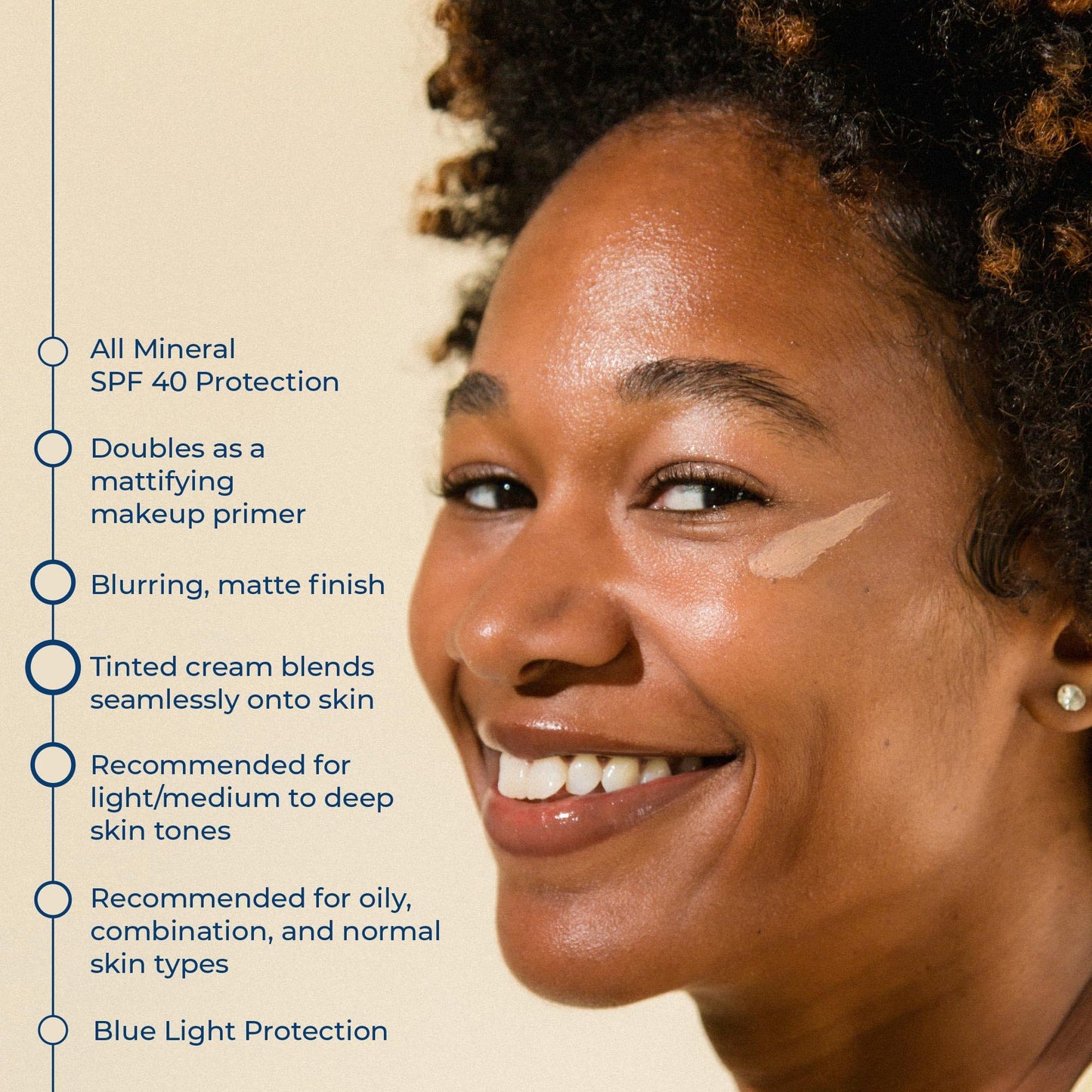 COTZ Face Prime & Protect Tinted Mineral Sunscreen and Facial Primer Broad Spectrum SPF 40; PA+++ 1.5 oz / 42.5 g. Beauty & Personal Care CoTZ