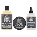 Uncle Jimmy Clean, Condition & Style Regimen for Fine & Medium Hair - 3-Step Hair Care System with Shampoo, Conditioner & Styling Cream - Lightweight Beauty & Personal Care Uncle Jimmy