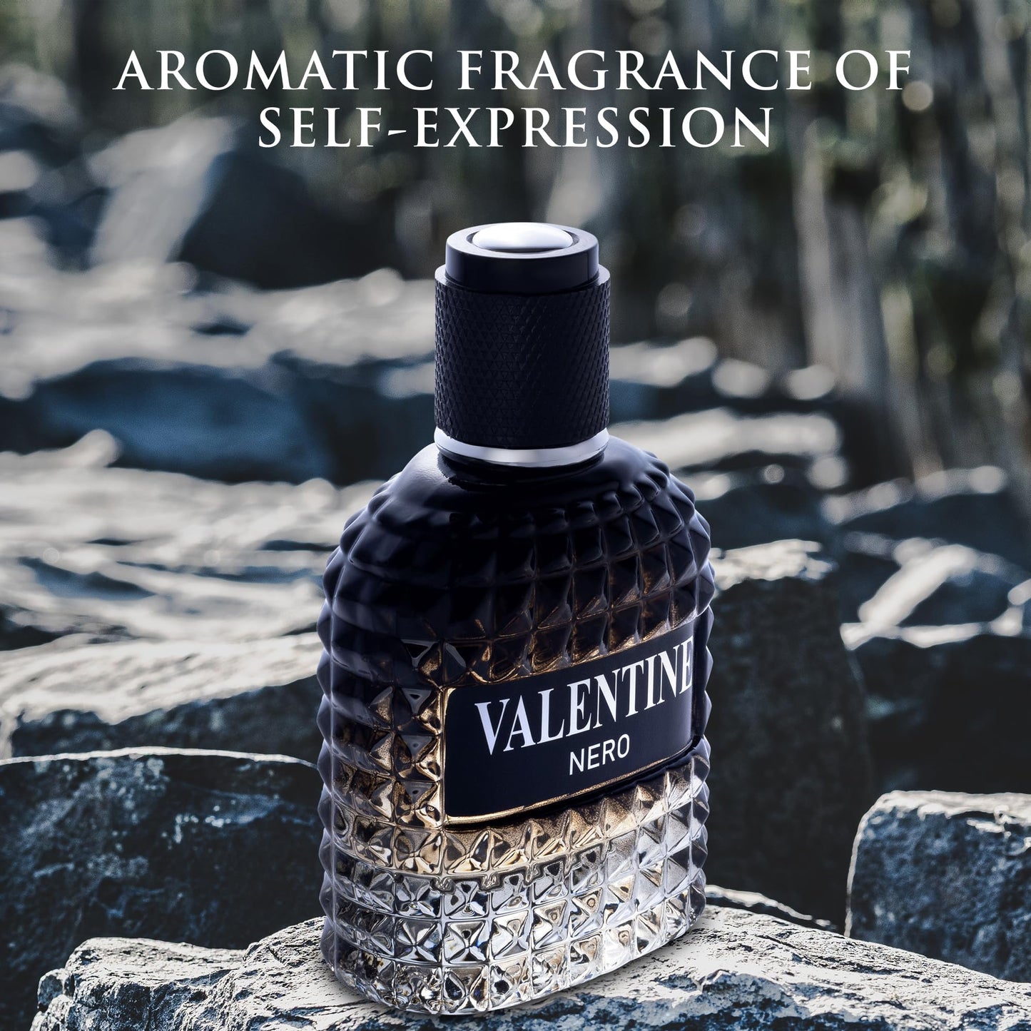 Valentine Nero for Men - Woody Aromatic Fragrance with Floral and Mineral Notes - Masculine Scent - 100ml Beauty & Personal Care URBAN COLLECTION