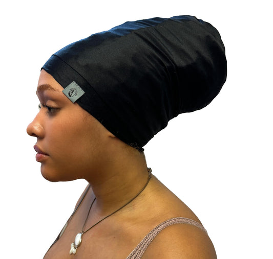 Fairy Black Mother Dreadlocks Satin Locs Bonnet Cap for Men and Women(Black, Large) Beauty and Personal Care My Fairy Black Mother