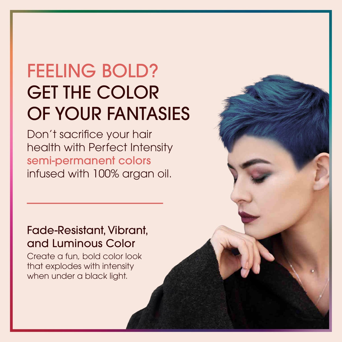 One 'n Only Perfect Intensity Semi Permanent Hair Color - Vibrant Hair Dye Made with Argan Oil - Delivers Vibrant, Accurate Color - No Developer Beauty & Personal Care One 'N Only