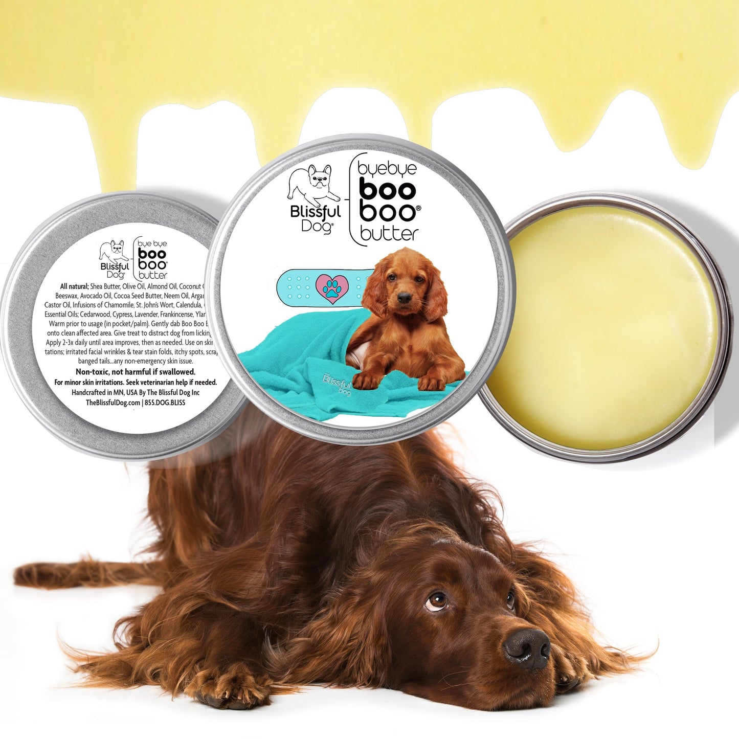 The Blissful Dog Irish Setter Boo Boo Butter, 4 Ounce Beauty and Personal Care The Blissful Dog