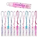 12pc Lip Gloss Necklace, Fruit Flavored Lip Gloss Set, Value Pack, Teen Girls Party Favors, Non Toxic Lip Gloss Necklaces For Girls Beauty & Personal Care EXPRESSIONS