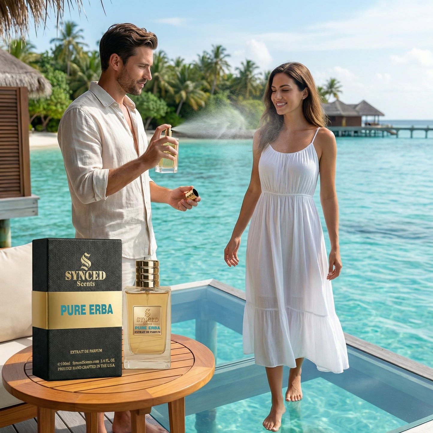 SYNCED Scents PURE ERBA Inspired by Erba Pura Perfume for Men and Women - Long Lasting Fruity Amber Fragrance - Intense Bright Sweet Citrus White Musk Beauty & Personal Care SYNCED Scents