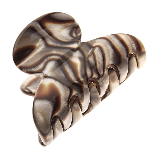 French Hair Clip for Thin or Short Hair, Mini Couture Claw Clip for Women, Strong No Slip Hold, Gentle Grip, Lightweight, Onyx Grey Faux Shell | Beauty & Personal Care France Luxe
