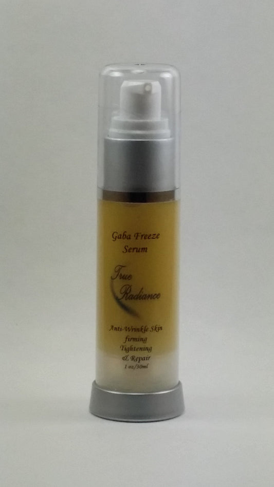 Gaba Freeze 24/7 Serum for Skin tightening, firming and sagging prevention. Also has 17% GABA (Gamma Amino Butryic Acid) causes Crease Release Beauty & Personal Care True Radiance
