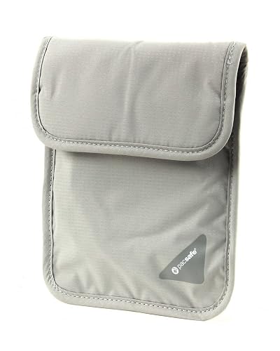 Pacsafe Coversafe X75 Anti-Theft RFID Blocking Neck Pouch, Neutral Grey Beauty & Personal Care Pacsafe