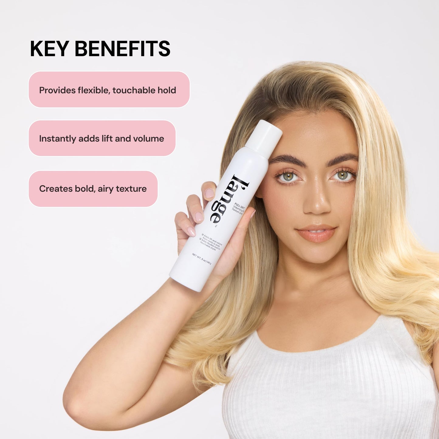 L'ANGE HAIR Full Grit Volumizing Dry Texture Spray for Hair - Root Lift Spray with Flexible Touchable Hold & Airy Grip, Touchable Lightweight Volume Beauty & Personal Care L'ANGE HAIR
