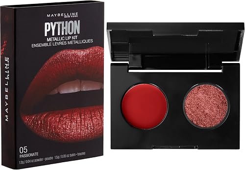 Maybelline New York Lip Studio Python Metallic Lip Makeup Kit, Passionate, 0.09 oz. Beauty & Personal Care MAYBELLINE
