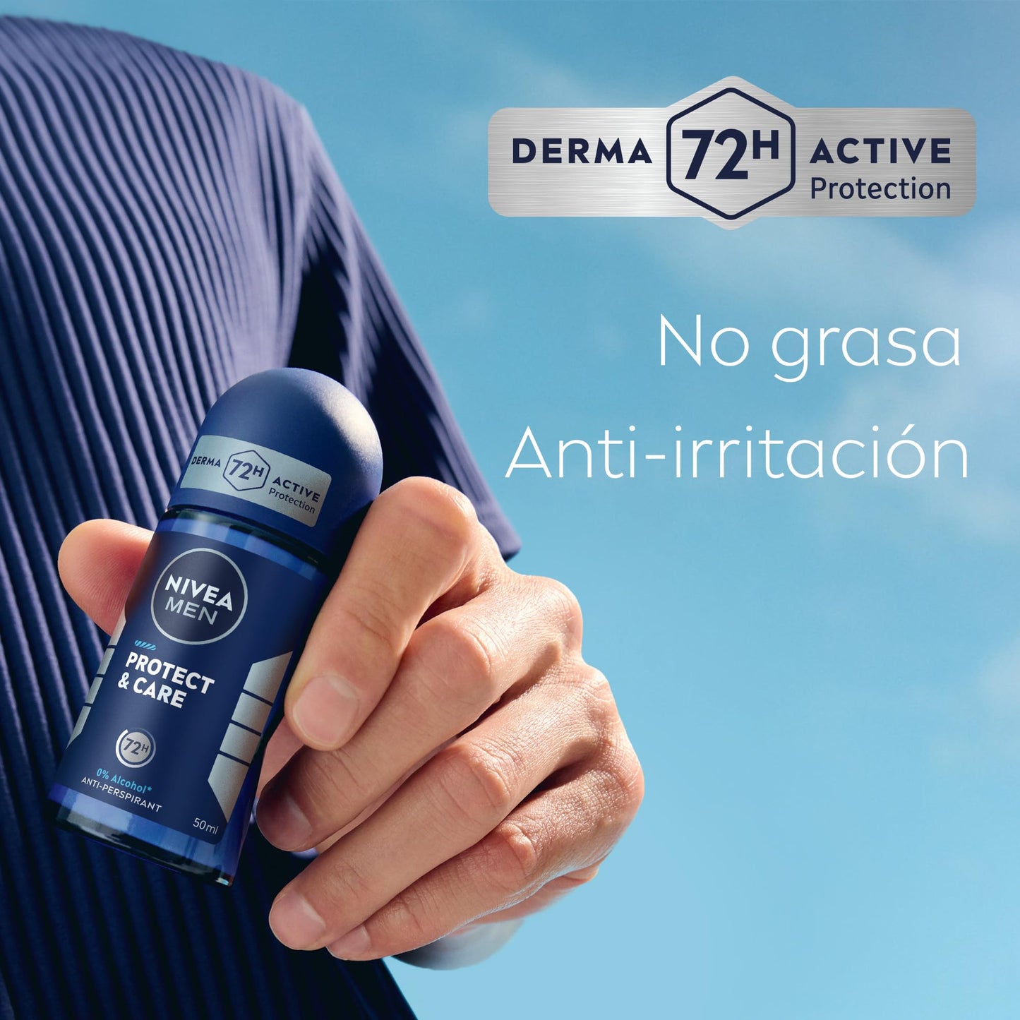 Nivea Men Protect And Care Deodorant Roll On 50ml Beauty and Personal Care NIVEA MEN