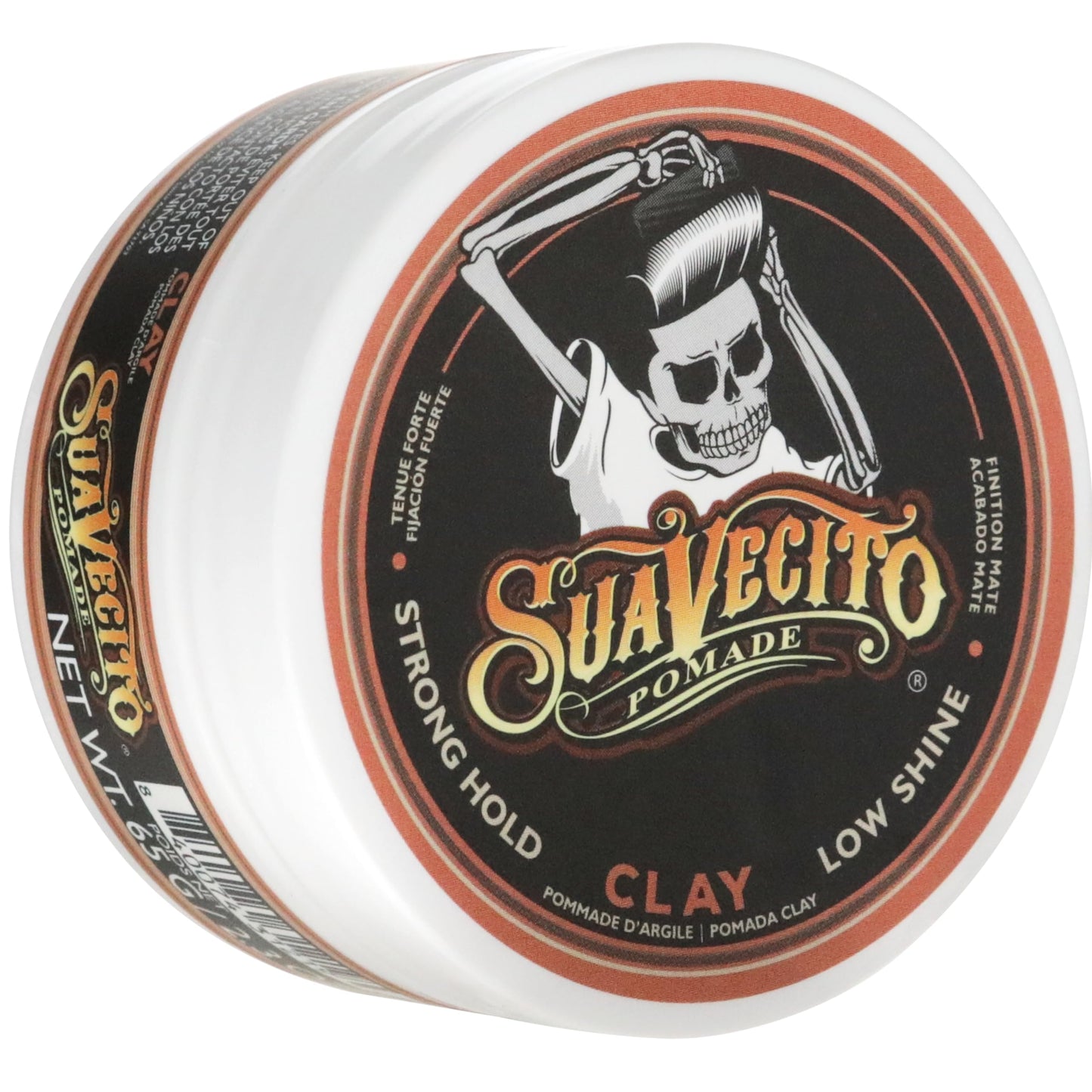Suavecito Pomade Firme Clay for Men - Strong Hold, Low Shine Matte Finish - Professional Hair Styling Clay for Added Volume and Definition - 2.3 oz Beauty & Personal Care Suavecito