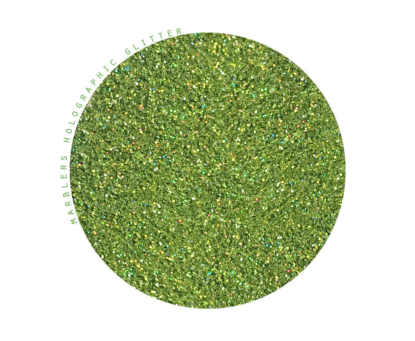 MARBLERS Holographic Glitter [Holo Apple Green] 3oz (85g) | Fine | Non-Toxic, Vegan, Cruelty-Free | Face, Body, Eyeshadow, Hair, Festival, Party Beauty & Personal Care MARBLERS