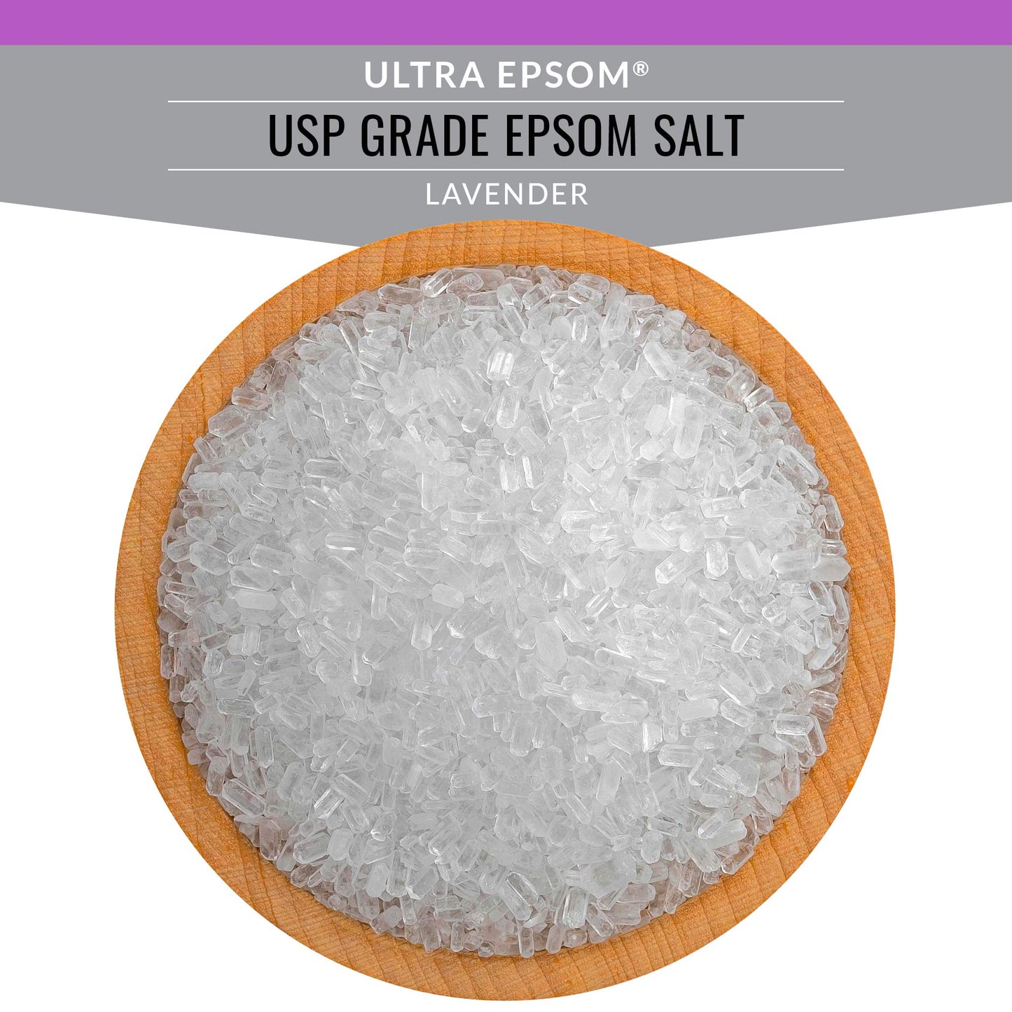 SaltWorks Ultra Epsom Scented Bath Salt, Lavender, 2 Pound Bag Beauty and Personal Care SaltWorks