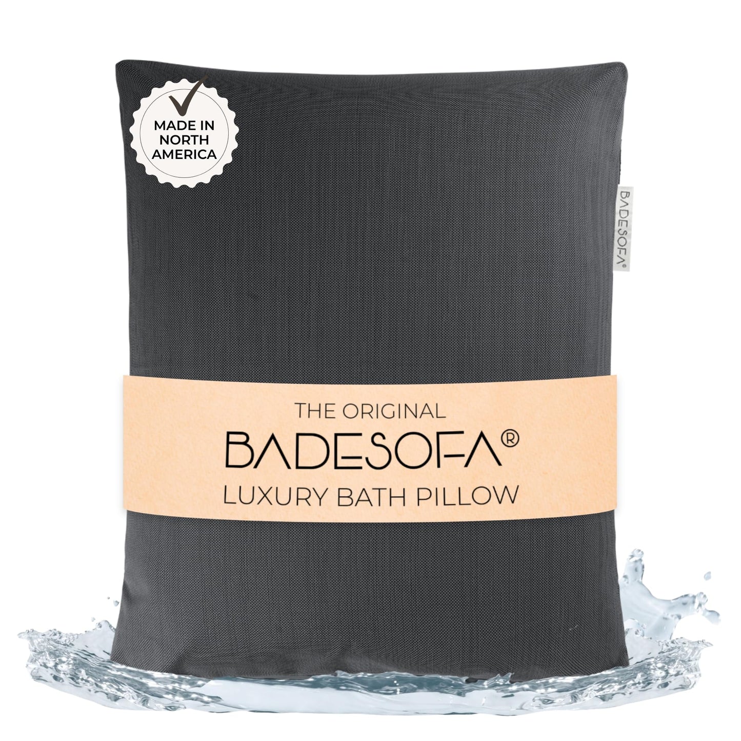 BADESOFA® Luxury Bath Pillow S - Ultra Comfortable & Quick-Drying Bath Back Pillow - Washable Full Body Bath Pillow for Bathtub - Therapeutic Head Beauty and Personal Care BADESOFA