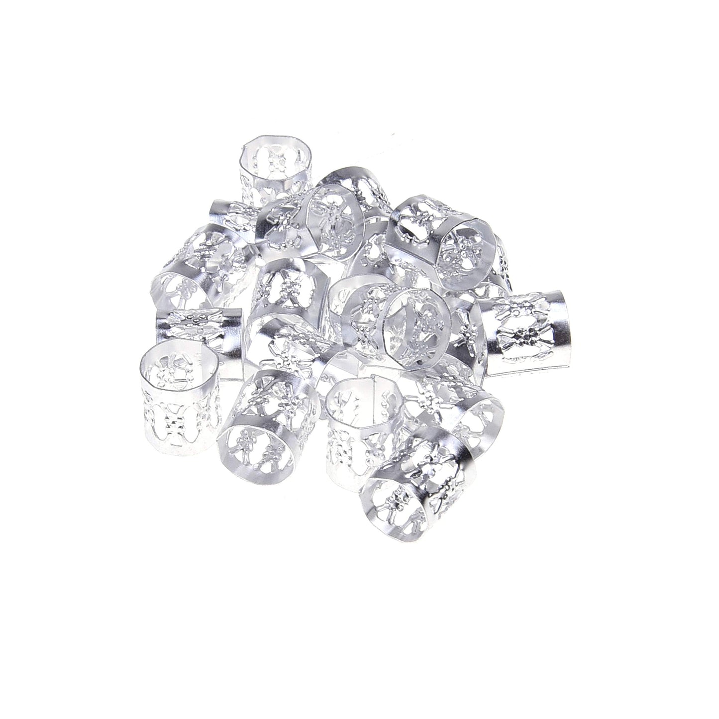 hair braid cuff gold and silver 200pcs - Kare & Kind 200x Aluminum Hair Cuffs Beauty & Personal Care Kare & Kind