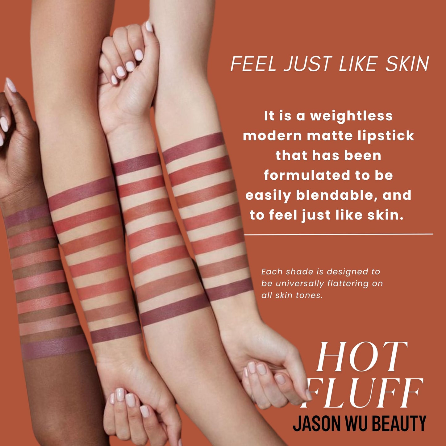 Jason Wu Beauty Hot Fluff Modern Matte Lipstick - 3-in-1 Lipstick, Blush, Shadow, 3.8g 0.134oz (Cannoli, 3.8g) Beauty & Personal Care Jason Wu