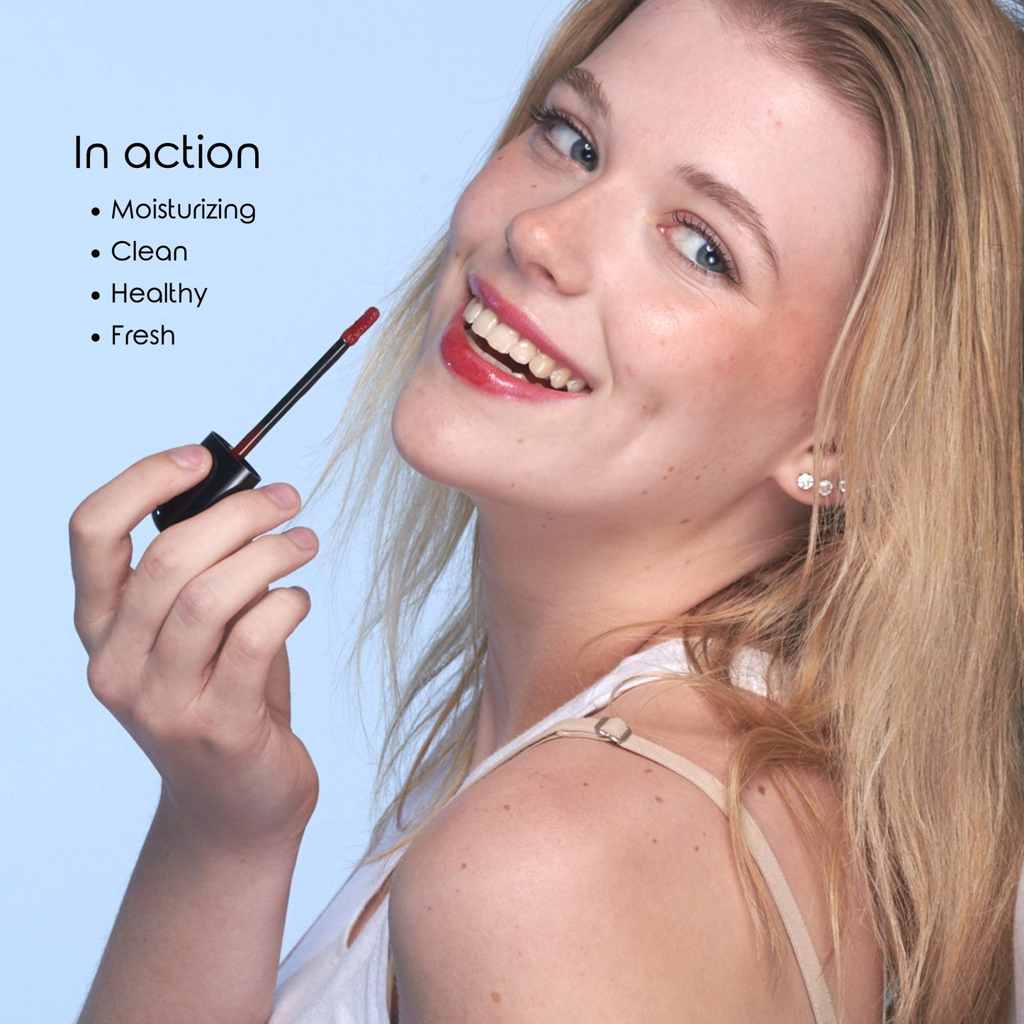 Frilliance Moisturizing Natural Cherry Glaze Lip Gloss for Teens, Cruelty Free Hypoallergenic All Skin Types, 8 ml / .28 fl oz Beauty & Personal Care Frilliance