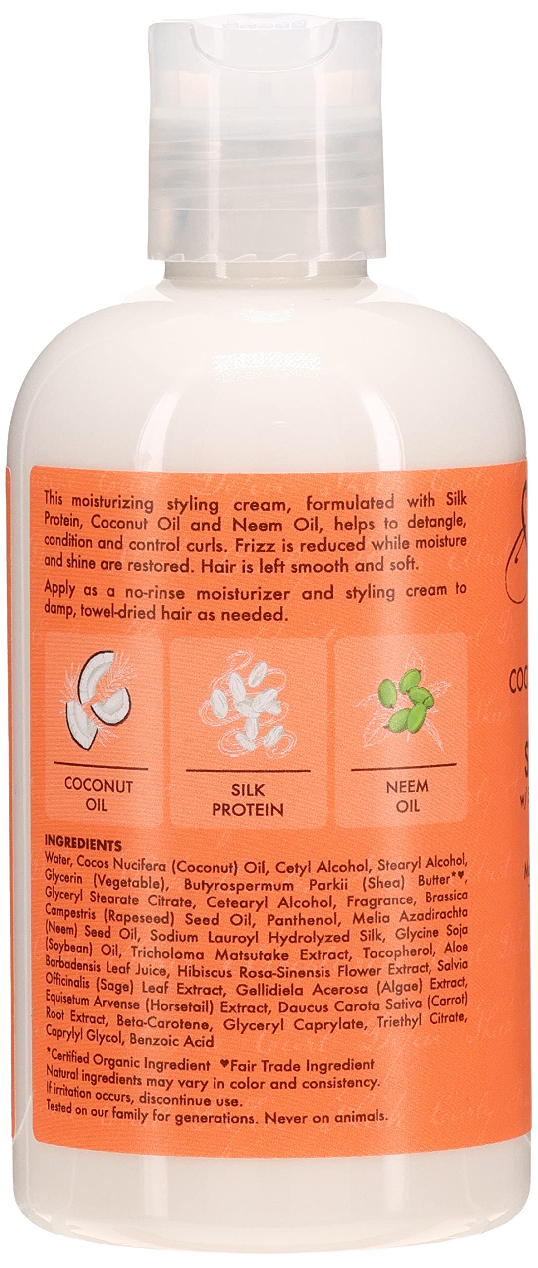 Shea Moisture Coconut & Hibiscus Curl & Style Milk 8 Ounce (235ml) (3 Pack) Beauty & Personal Care Shea Moisture