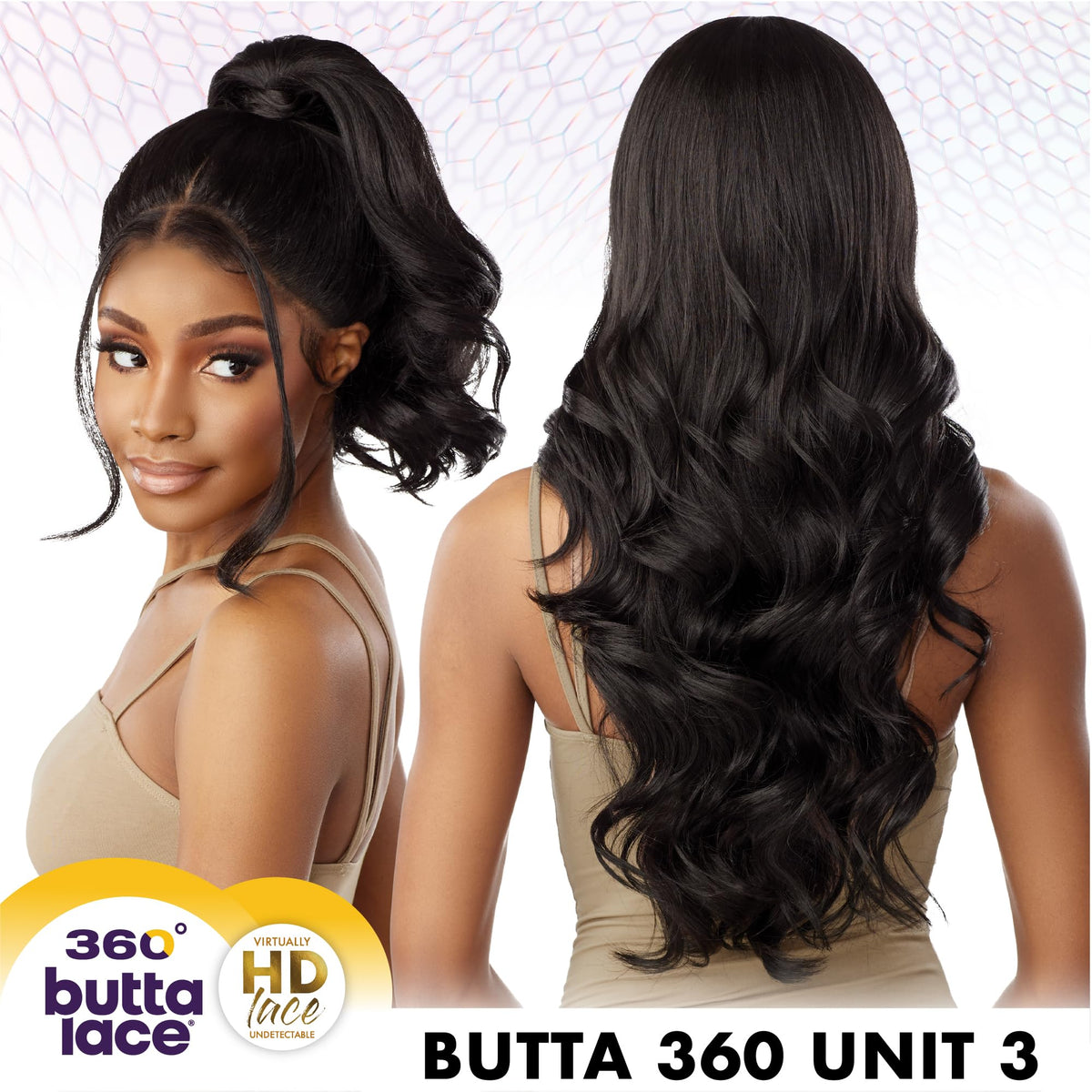 Sensationnel Butta 360 LaceWig-Unit 3, BABYLIGHTSBERRY