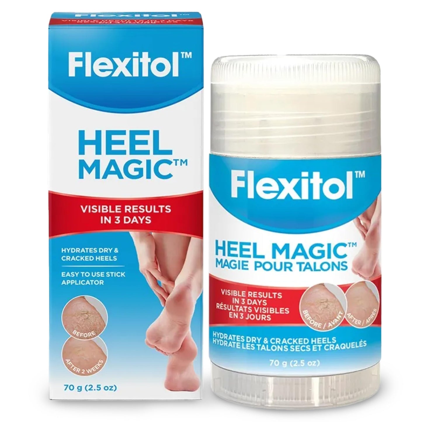 Flexitol Heel Magic For Dry Skin or Rough Heels with Shea Butter & Vitamin E, 2.5 Ounce Beauty & Personal Care Flexitol