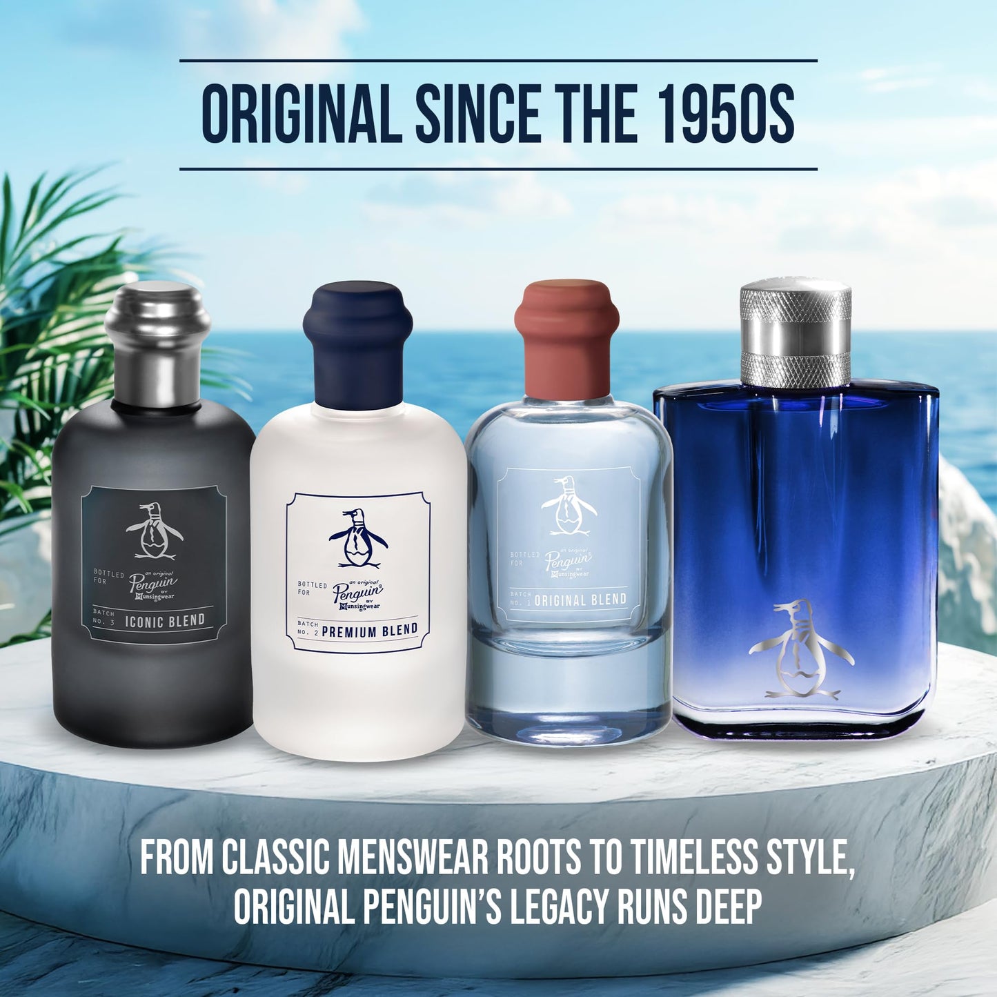 Penguin Penguin Ice Blue Original Penguin Eau De Toilette Spray, 3.4 Fl Oz Beauty & Personal Care Original Penguin