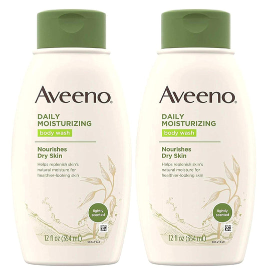 Aveeno Body Wash Daily Moisturizing 12 Ounce (354ml) (Pack of 2) Beauty & Personal Care Johnson & Johnson