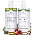 Tree To Tub Sulfate Free Shampoo and Conditioner Set for Oily Hair, Frizz, Sensitive Scalp - Hydrating Argan Oil Shampoo and Conditioner for Women Beauty & Personal Care Tree To Tub