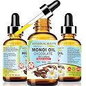 Botanical Beauty MONOI OIL Chocolate. Frangipani flowers in Coconut Oil with Chocolate aroma. 100% Natural Pure for FACE, SKIN, BODY, HAIR, NAILS Beauty & Personal Care Botanical Beauty