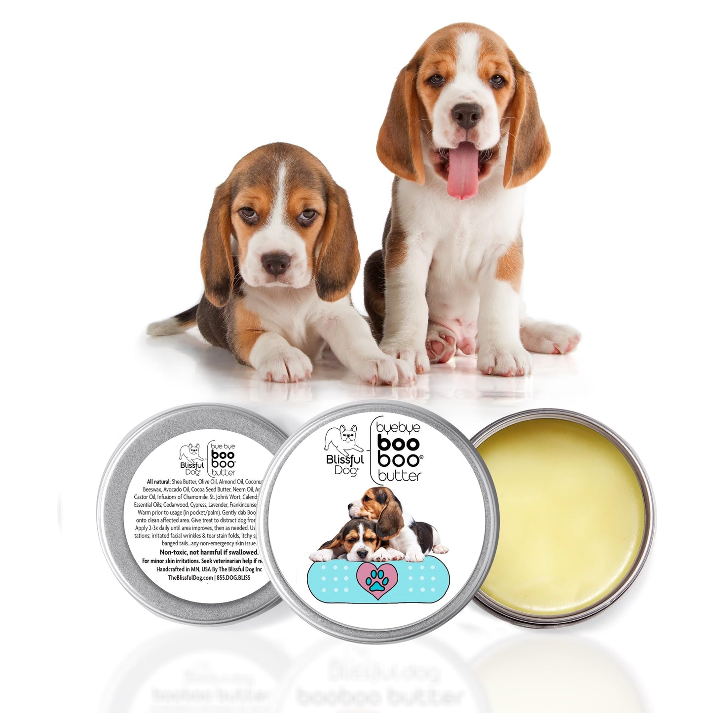 The Blissful Dog 4 oz TIN Beagle Booboo Butter Beauty and Personal Care The Blissful Dog