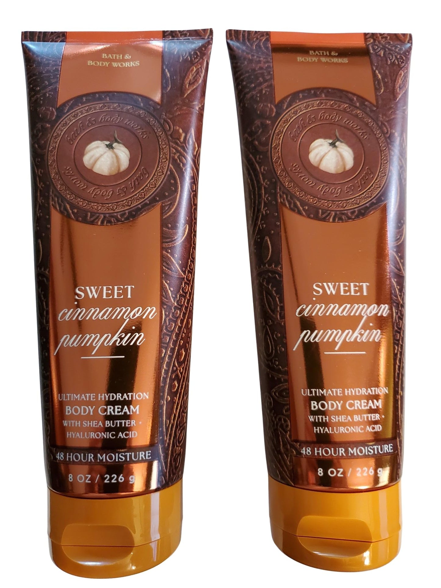 Bath & Body Works Sweet Cinnamon Pumpkin Ultimate Hydration Body Cream 8 Ounces Pack of 2 Beauty & Personal Care Bath & Body Works