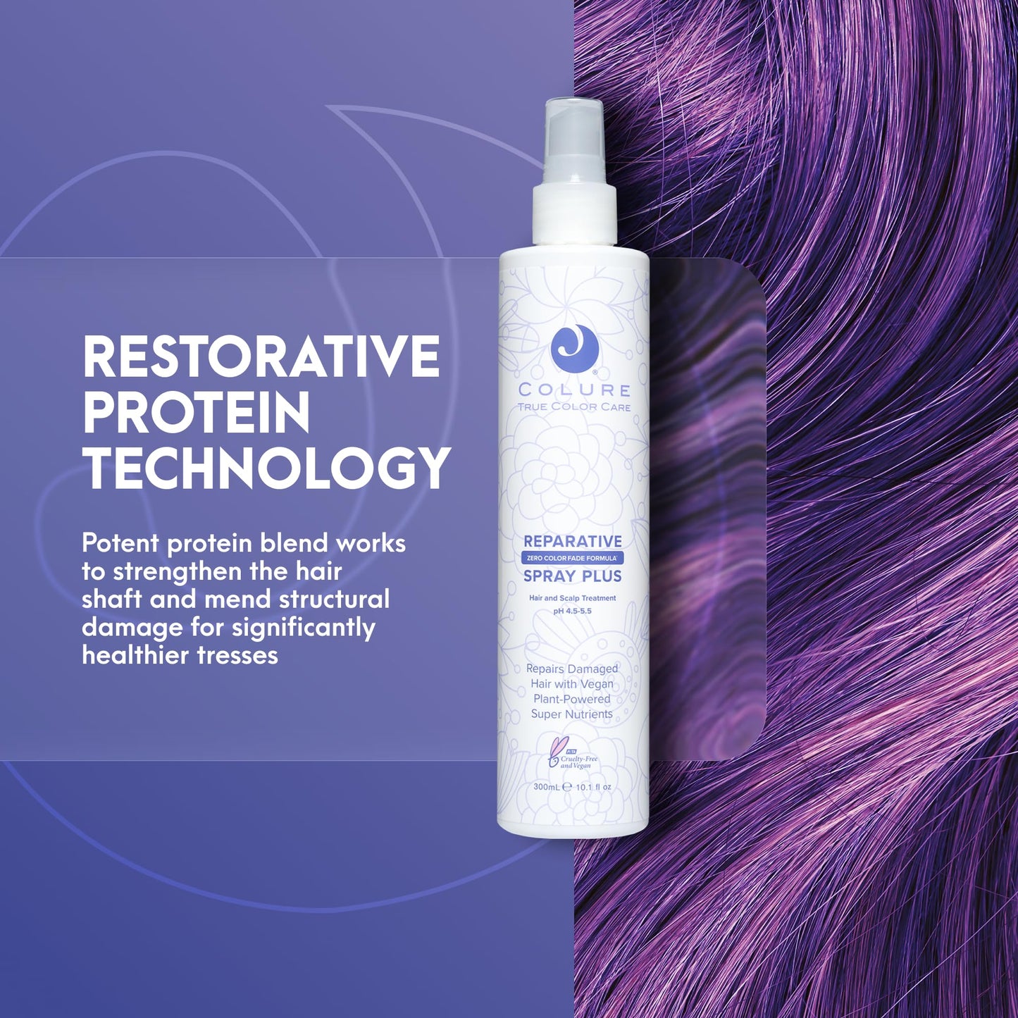 COLURE Reparative Spray Plus 10 oz - Professional Pre-Color Treatment and Protein Hair Repair for Damaged Strands Beauty & Personal Care COLURE