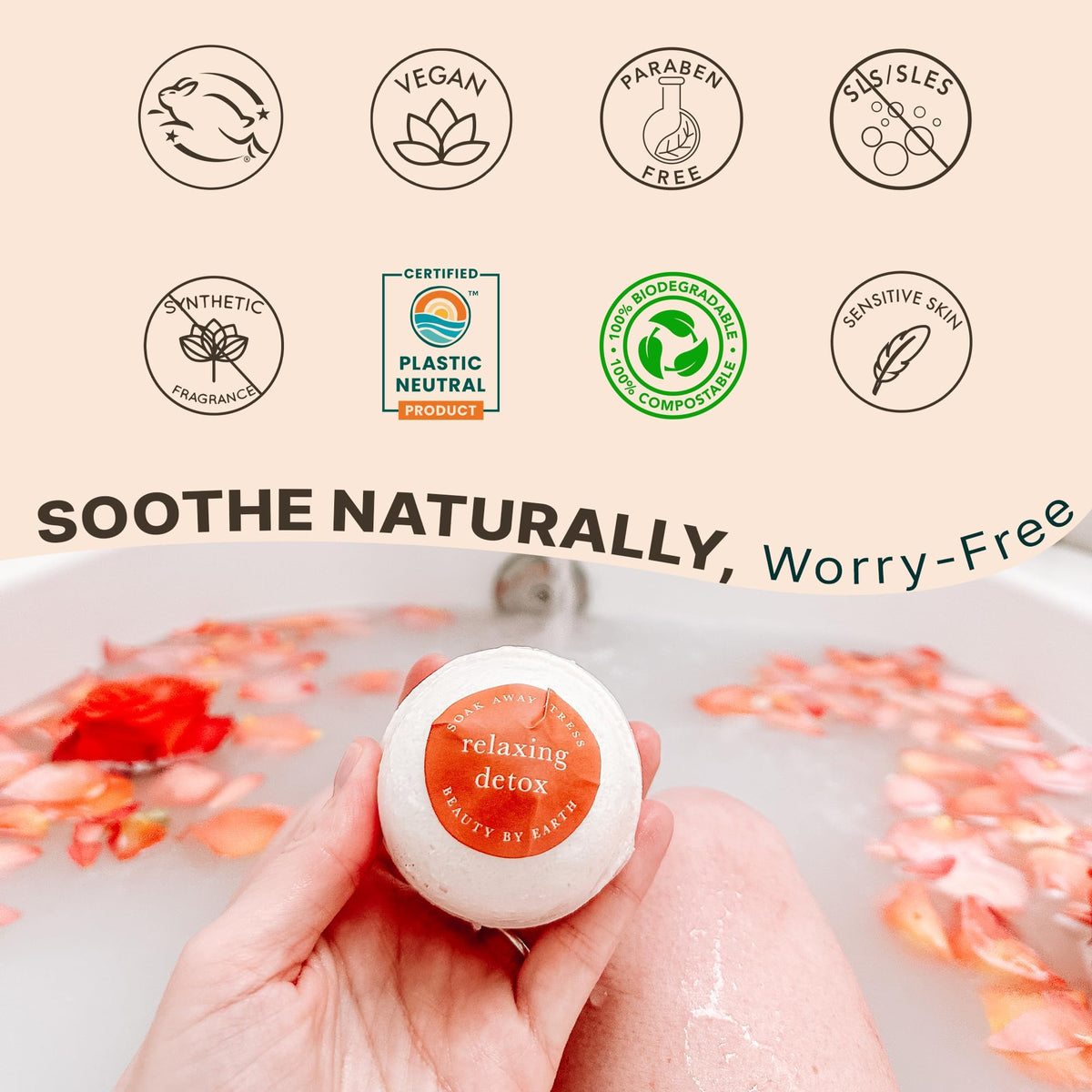 Bath Bombs Gift Set, USA Made with Organic & Natural Ingredients, Christmas Stocking Stuffers for Women & Men, Relaxing Spa Gifts, Wife Stocking… Beauty & Personal Care Beauty by Earth