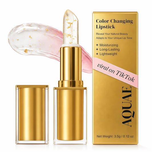 Aquae Color Changing Lipstick, Moisturizing Temperature Reactive Lip Balm, Long Lasting Transfer Resistant Lipstick, Personalized Natural Pink Shade Beauty & Personal Care Aquae