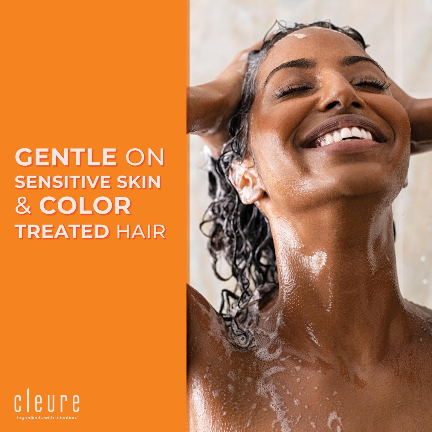 Cleure Shampoo and Conditioner Set Sulfate Free, Fragrance Free for Sensitive Skin - Volumizing Shampoo & Hydrating Conditioner (12 Oz each, Pack Beauty & Personal Care Cleure