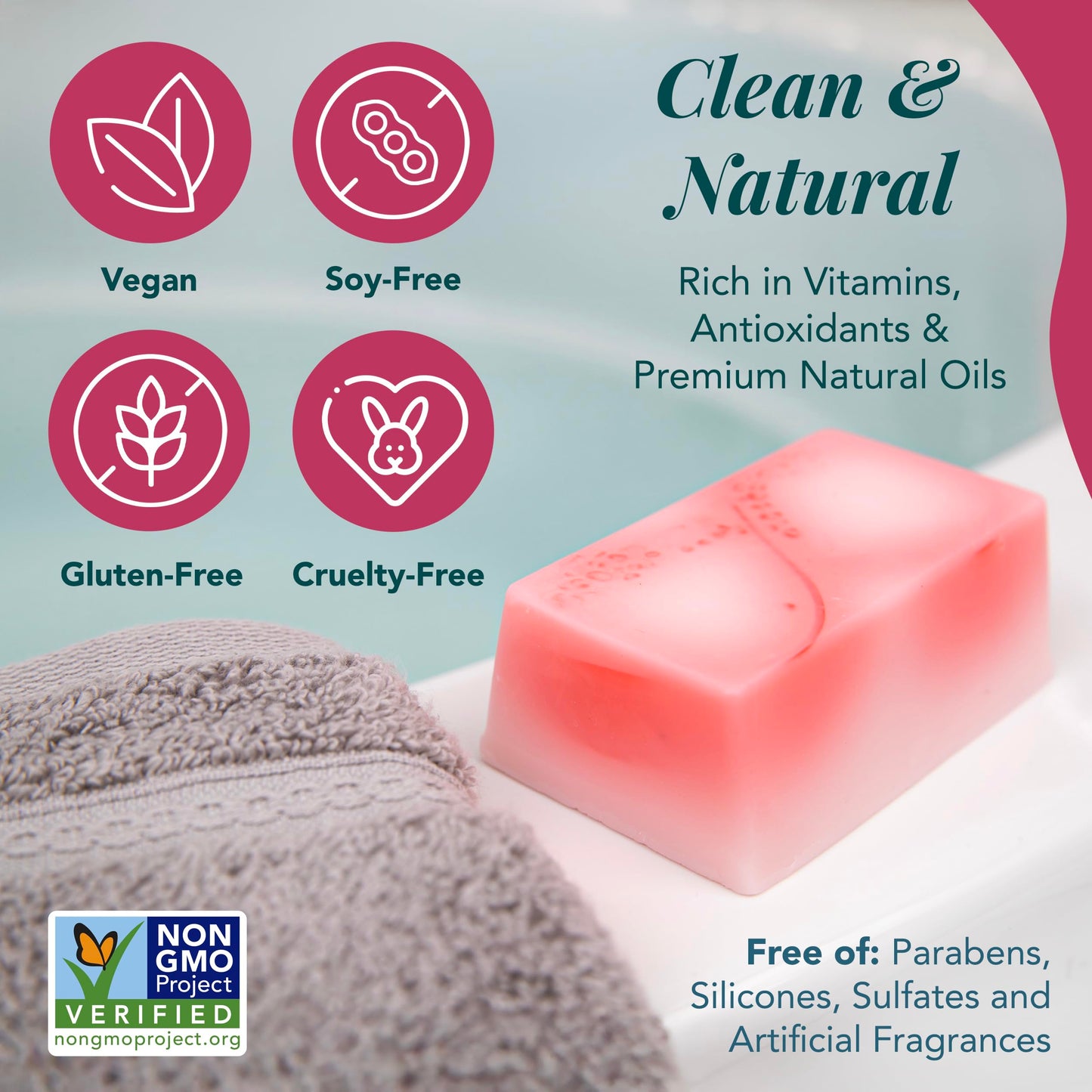 Saavy Naturals Handmade Soap Bar, Moisturizing Formula Vegan Soap, Organic Bath Soaps Bars for Women, Creamy Lather Soaps Gift Sets for Women, 5 Oz, 2 Beauty & Personal Care Saavy Naturals