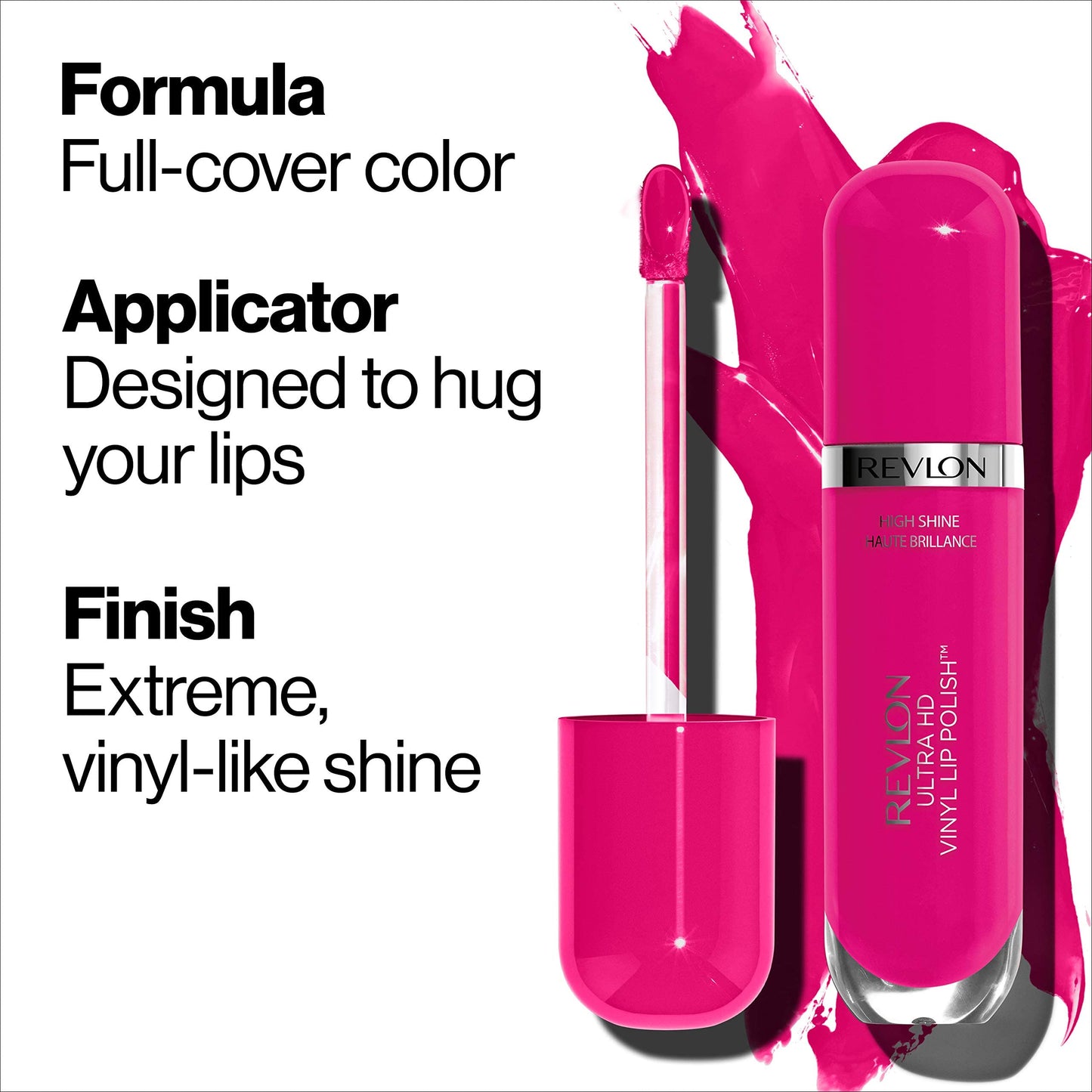 Revlon Ultra HD Vinyl Lip Polish, Liquid Lipstick, Birthday Suit, Mauve Nude Gloss Beauty & Personal Care REVLON