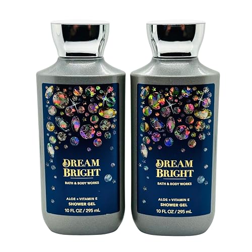 Bath & Body Works Shea + Vitamin E Shower Gel, Set of 2, 10oz Each (Dream Bright) Beauty & Personal Care Bath & Body Works