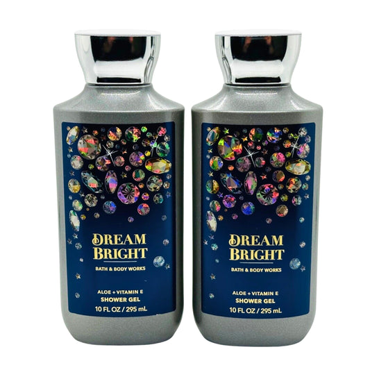 Bath & Body Works Shea + Vitamin E Shower Gel, Set of 2, 10oz Each (Dream Bright) Beauty & Personal Care Bath & Body Works