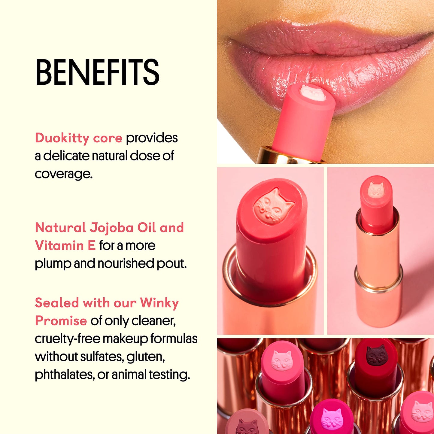 Winky Lux Lipstick Pawsh Purrfect Pout Lipstick Beauty & Personal Care Winky Lux