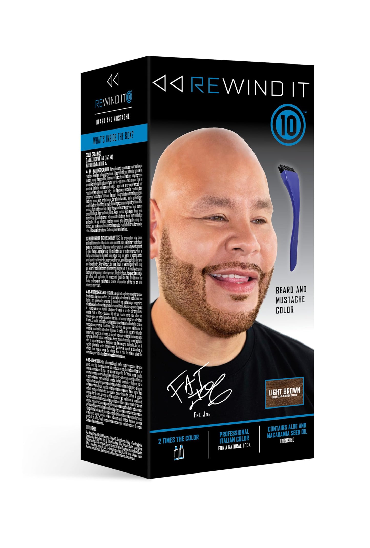 REWIND IT 10 Light Brown Beard and Mustache Color Beauty & Personal Care REWIND IT 10