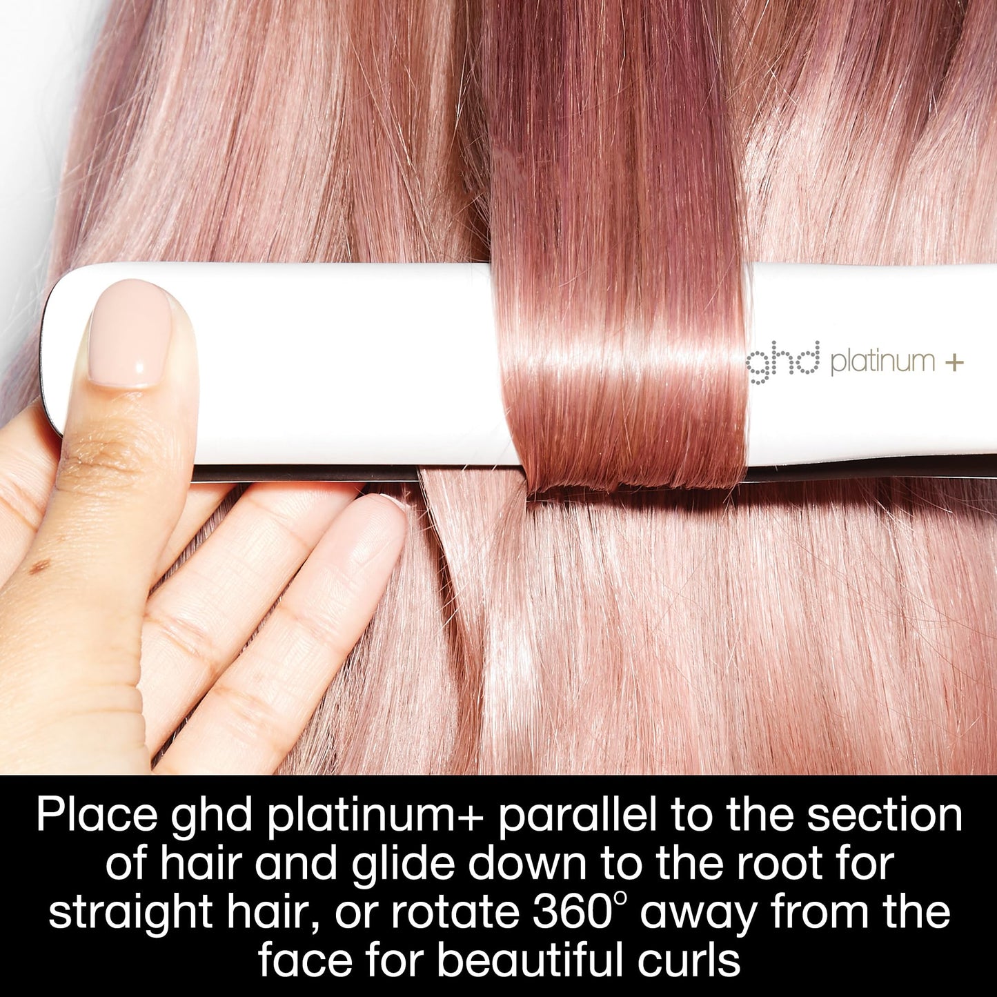 ghd Platinum+ Styler ? 1" Flat Iron Hair Straightener, Professional Ceramic Hair Styling Tool for Stronger Hair, More Shine, & More Color Protection Beauty & Personal Care ghd