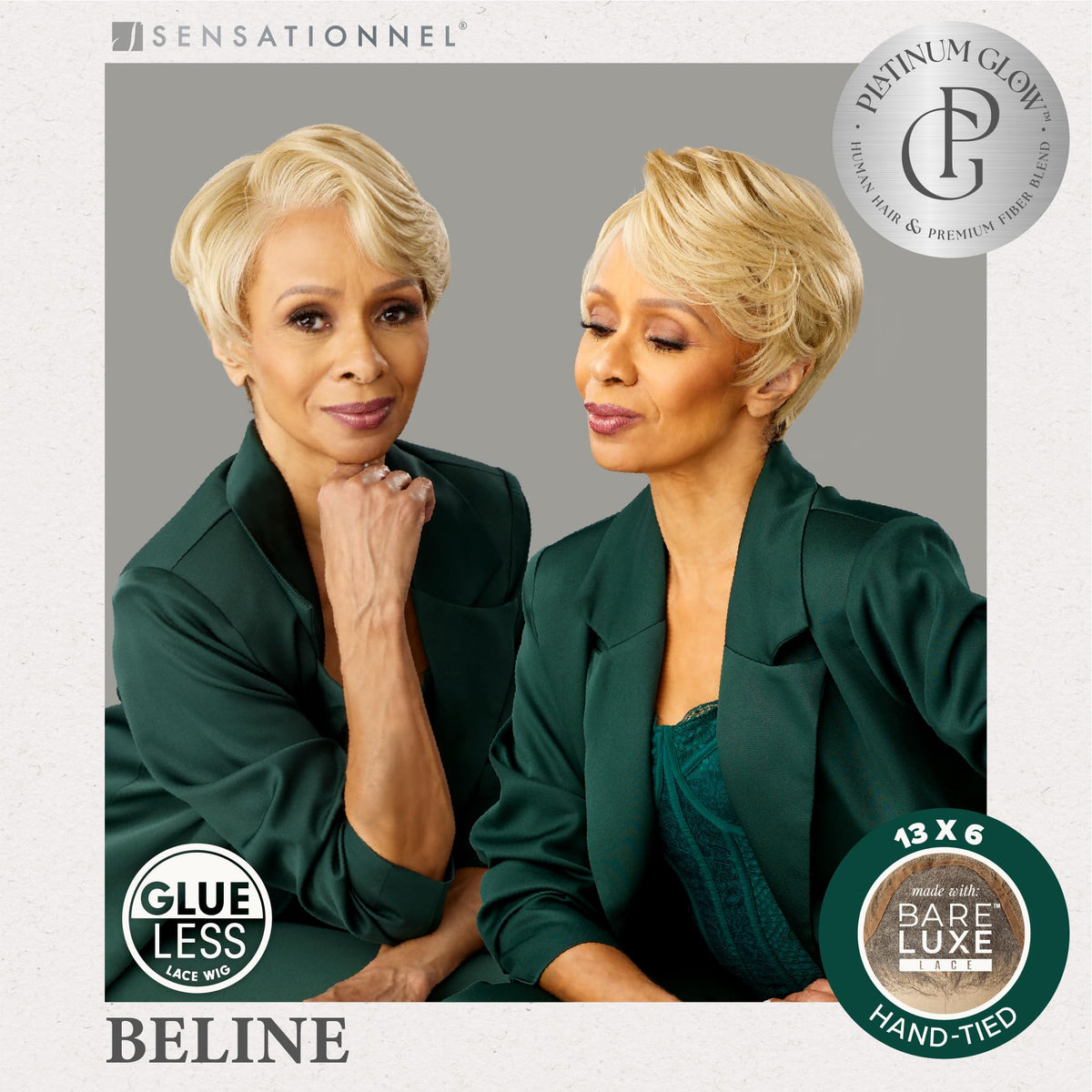 Sensationnel Platinum Glow 13x6 Wig-Beline, SHIMMERINGPEARL