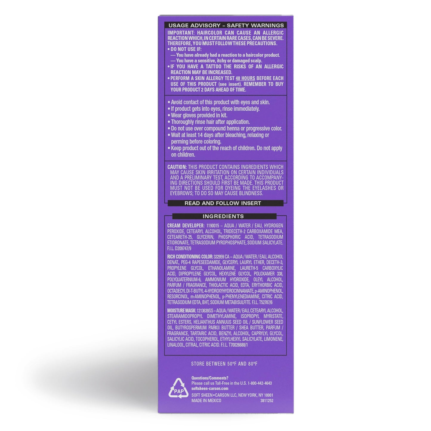 SoftSheen-Carson Dark and Lovely Fade Resist Rich Conditioning Color, Honey Blonde 378 Beauty & Personal Care SoftSheen