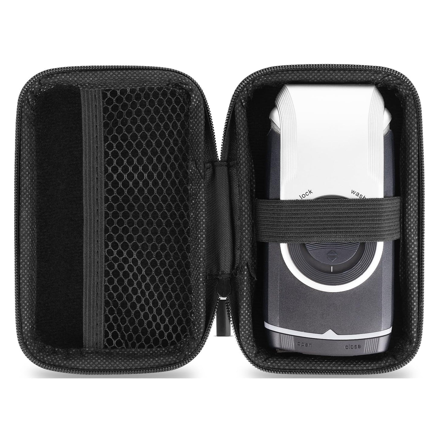Linkidea Travel Shaver Case, Protective Mini Electric Razor Storage Bag, Compatible with Braun M60, M90, Portable Shaver Holder (Black) Beauty and Personal Care Linkidea
