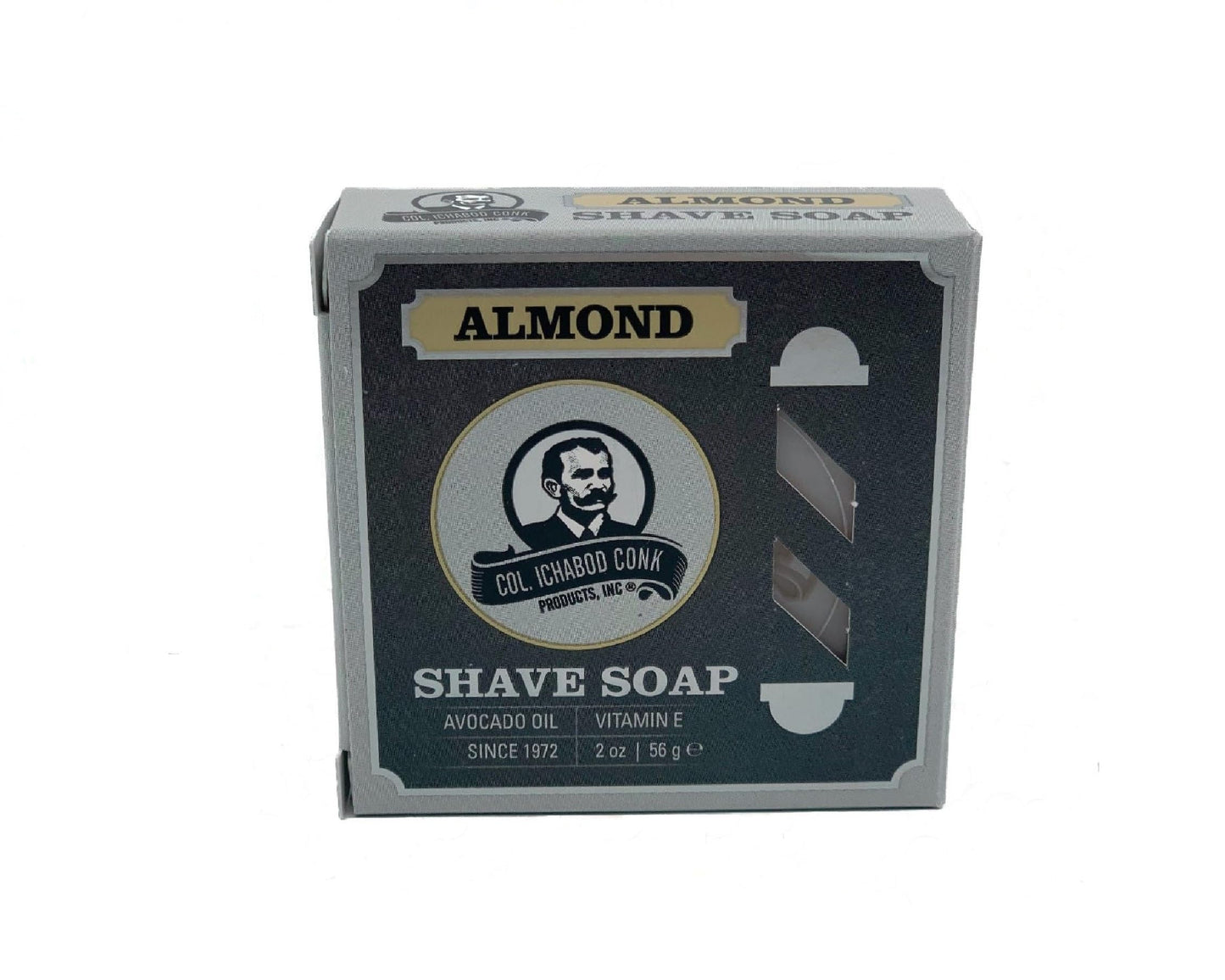 Col. Conk Almond Glycerine Shave Soap 2 oz (Pack of 2) Beauty and Personal Care Colonel Conk